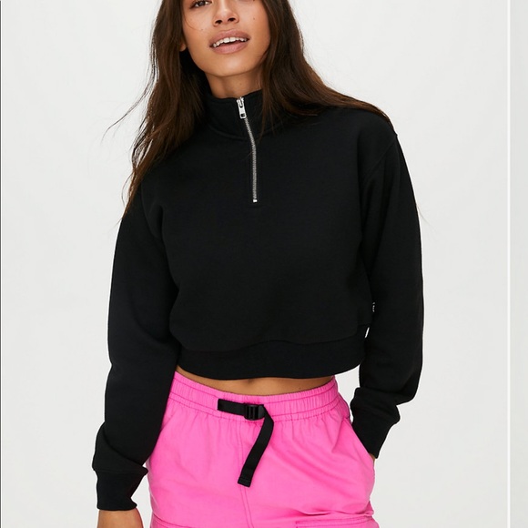 tna warm up crop sweater